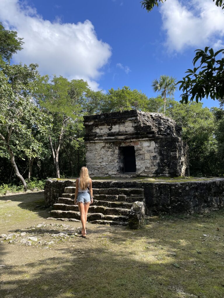 maya ruine op Cozumel Mexico