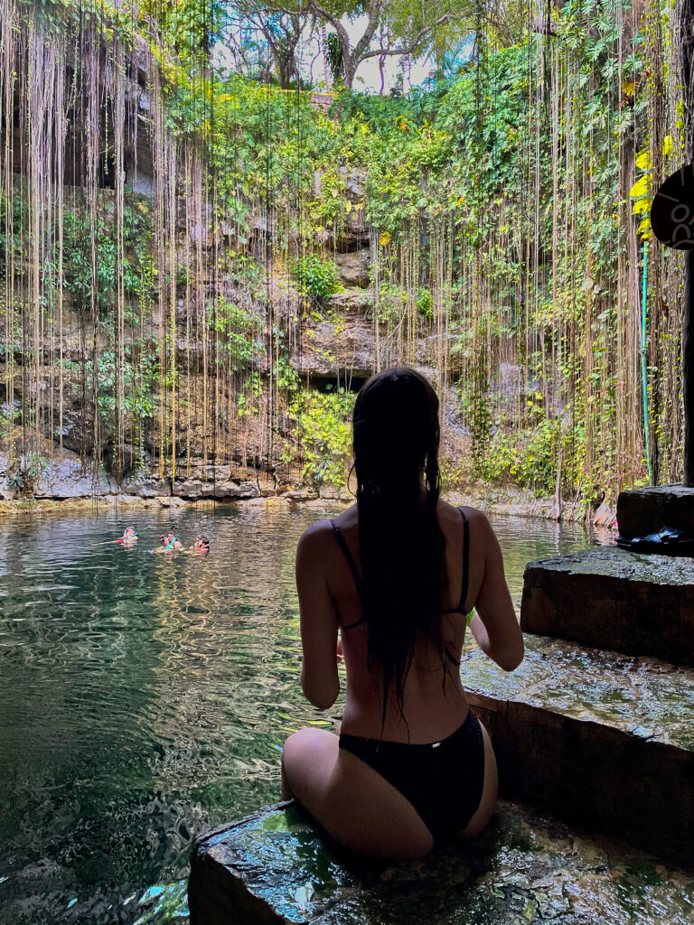 De beroemde cenote Ik Kil Mexico