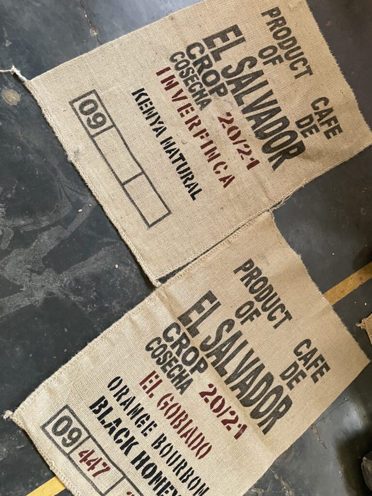 koffiezakken El Salvador