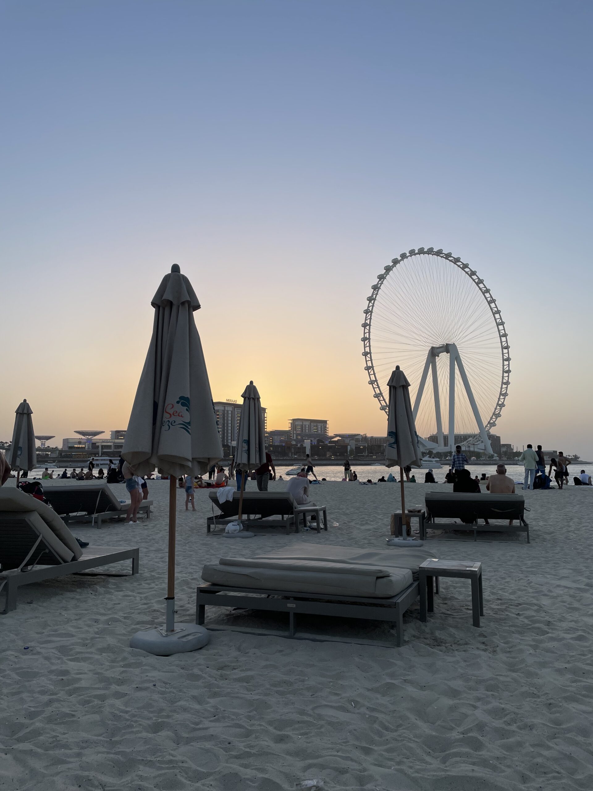 zonsondergang Dubai